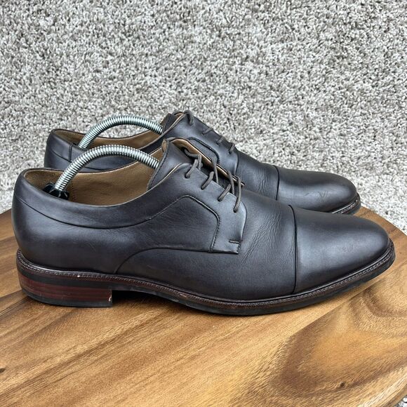 Cole Hann Warren Cap Toe C20809 Oxford Shoes Mens US Size 11 Waterproof Brown - Picture 1 of 10
